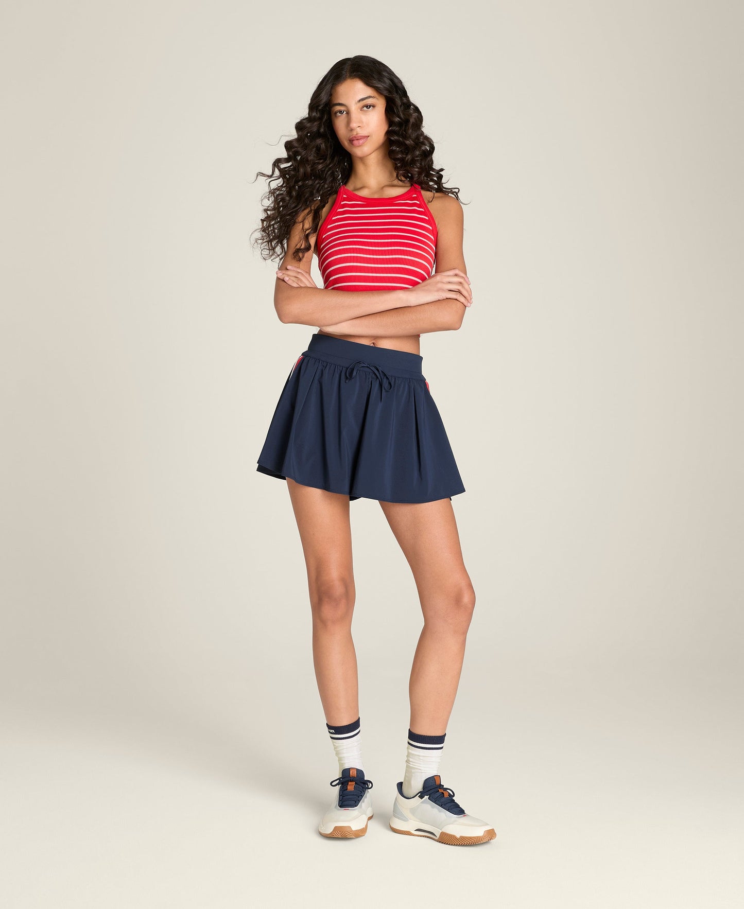 Pleated Skirt Short
