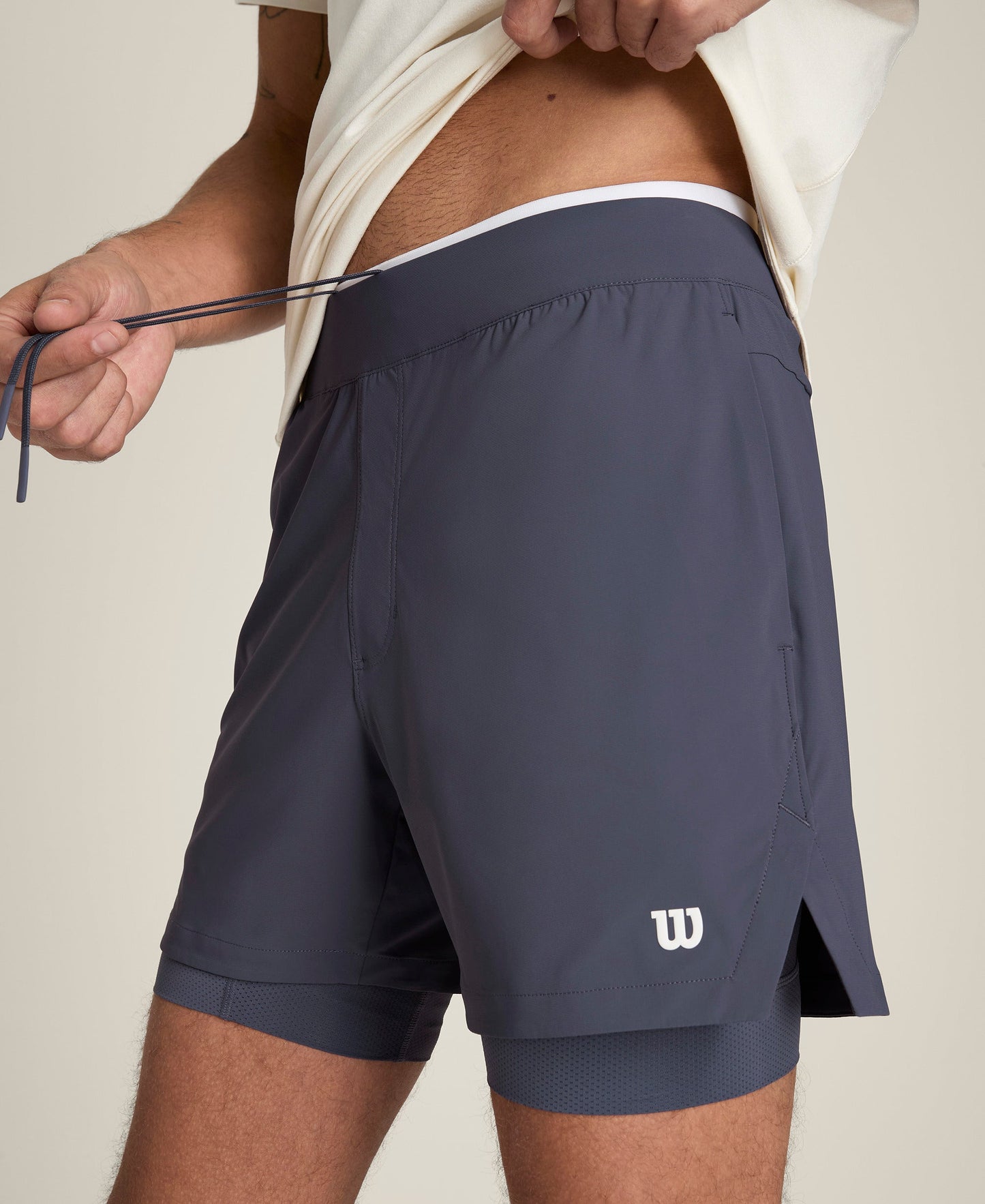 Set Point Short 5" Lined Graystone