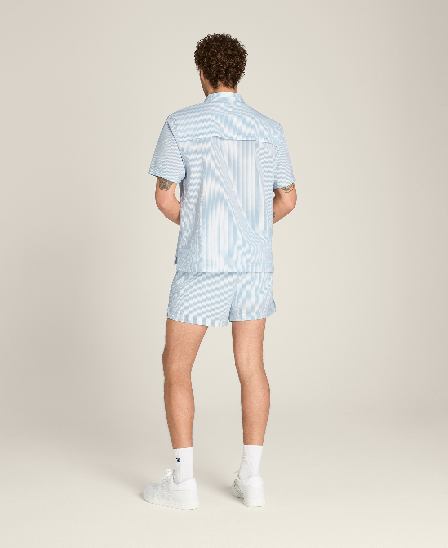 Woven Popover Tech Seersucker