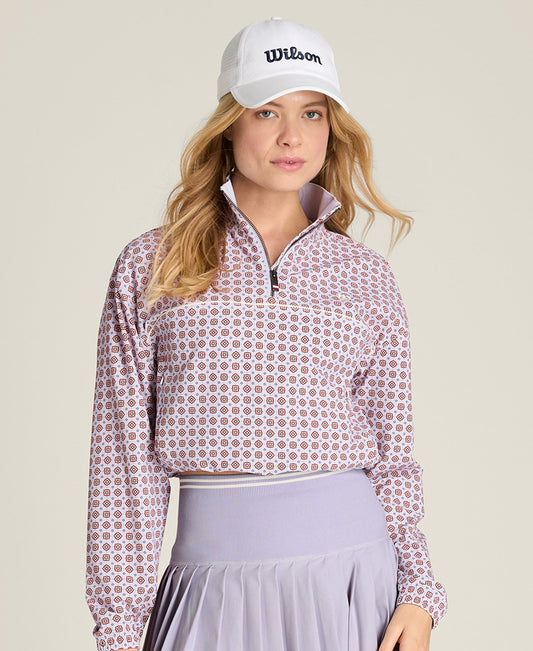 Davenport Woven Pop Over Lavender